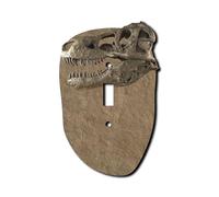 Off The Wall Plates - Fossil T-Rex Classic Decorative Acrylic Cover Single Light Switch Wallplate