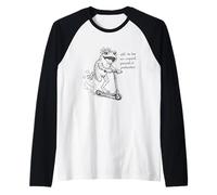 Off to be an unpaid Peaceful Protester Frog Scooter Raglan Baseball Tee