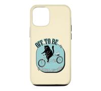 Off To Be Radical Left Scum Black Cat Mouse Ride Bike Retro Case for iPhone 12/12 Pro