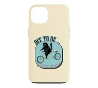 Off To Be Radical Left Scum Black Cat Mouse Ride Bike Retro Case for iPhone 13