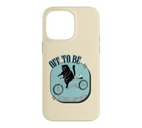 Off To Be Radical Left Scum Black Cat Mouse Ride Bike Retro Case for iPhone 14 Pro Max