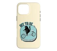Off To Be Radical Left Scum Black Cat Mouse Ride Bike Retro Case for iPhone 16 Pro Max