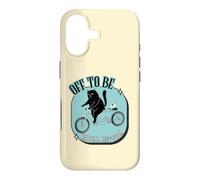 Off To Be Radical Left Scum Black Cat Mouse Ride Bike Retro Case for iPhone 17