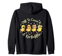 Off to Cause A Kerfuffle Baby Duck Zip Hoodie