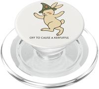 Off to Cause A Kerfuffle Bunny Rabbit Dancing Wizard PopSockets PopGrip for MagSafe
