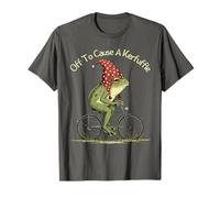Off to Cause A Kerfuffle Frog Funny Weirdcore Sayings Unique T-Shirt