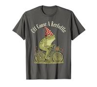 Off to Cause A Kerfuffle Frog Funny Weirdcore Sayings Unique T-Shirt