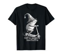 Off to Cause A Kerfuffle Frog Funny Weirdcore Sayings Unique T-Shirt
