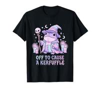 Off to Cause A Kerfuffle Frog Ghost Cute Chibi Frog T-Shirt