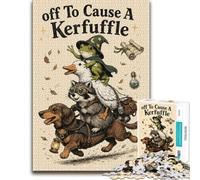 Off To Cause A Kerfuffle ｜ Funny Adventure An Jigsaw Puzzle, 1000 Piece | A adult paper puzzle on quiet evenings for rewarding progress.