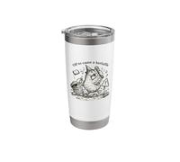 Off to Cause a Kerfuffle Funny Chaotic Bird Stainless Steel Insulated Tumbler