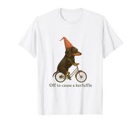 Off to Cause a Kerfuffle Funny Dachshund T-Shirt
