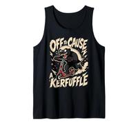Off to Cause A Kerfuffle Funny Honey Badger Kick Scooter Tank Top