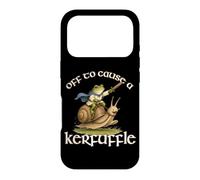 Off to Cause a Kerfuffle Medieval Frog Snail Warrior Meme Case for iPhone 17 Pro