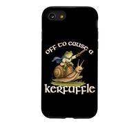 Off to Cause a Kerfuffle Medieval Frog Snail Warrior Meme Case for iPhone SE (2020) / 7/8