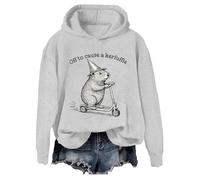 Off To Cause A Kerfuffle Sweatshirt Off To Cause A Kerfuffle Groundhog Shirt Grey