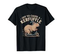 Off to Cause A Kerfuffle Tshirt Funny Capybara Joke Meme T-Shirt