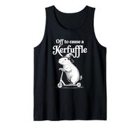 Off to Cause A Kerfuffle Tshirt Funny Capybara Joke Meme Tank Top