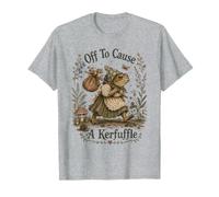 Off to Cause A Kerfuffle V Neck T Shirt Frog and Toad T-Shirt