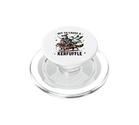Off to Cause a Kerfuffle Wizard Frog Raccoon Dog PopSockets PopGrip for MagSafe
