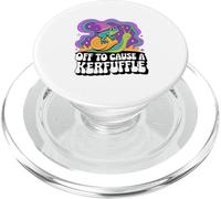 Off To Cause A Kerfuffle Wizard Frog Snail PopSockets PopGrip for MagSafe