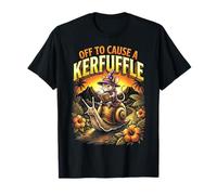 Off to Cause A Kerfuffle Wizard Mouse Riding Snail T-Shirt
