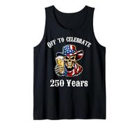 Off to Celebrate 250 Years Skull Gen X Tank Top