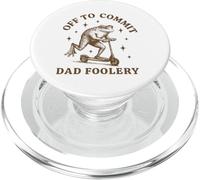 Off To Commit Dad Foolery PopSockets PopGrip for MagSafe
