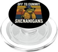 Off To Commit Shenanigans Frog PopSockets PopGrip for MagSafe