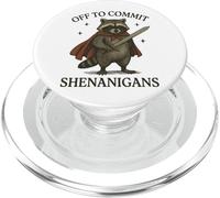 Off To Commit Shenanigans Raccoon PopSockets PopGrip for MagSafe
