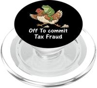 Off To Commit Tax Fraud Frog PopSockets PopGrip for MagSafe