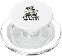 Off to Commit Tom Foolery Frog Meme PopSockets PopGrip for MagSafe
