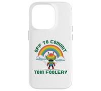 Off To Commit Tom Foolery Martian Alien Bad Decision Fun Case for iPhone 14 Pro