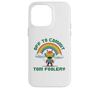 Off To Commit Tom Foolery Martian Alien Bad Decision Fun Case for iPhone 14 Pro Max