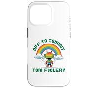 Off To Commit Tom Foolery Martian Alien Bad Decision Fun Case for iPhone 16 Pro