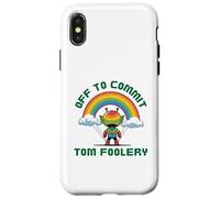 Off To Commit Tom Foolery Martian Alien Bad Decision Fun Case for iPhone X/XS