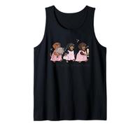Off to Cry Before The Bride Funny Wedding Dachshund Tank Top