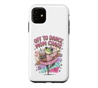 Off To Dance Mom Chaos Frog Ballerina Coffee Case for iPhone 11