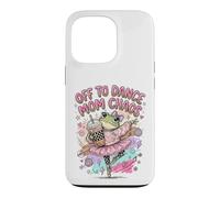 Off To Dance Mom Chaos Frog Ballerina Coffee Case for iPhone 13 Pro