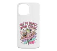 Off To Dance Mom Chaos Frog Ballerina Coffee Case for iPhone 13 Pro Max