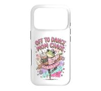 Off To Dance Mom Chaos Frog Ballerina Coffee Case for iPhone 17 Pro