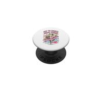Off To Dance Mom Chaos Frog Ballerina Coffee PopSockets Adhesive PopGrip