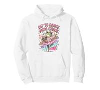 Off To Dance Mom Chaos Frog Ballerina Coffee Pullover Hoodie