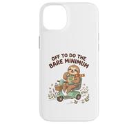Off To Do The Bare Minimum Funny Sloth Ride Electric Scooter Case for iPhone 14 Plus