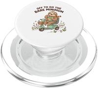 Off To Do The Bare Minimum Funny Sloth Ride Electric Scooter PopSockets PopGrip for MagSafe