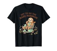 Off to Do The Bare Minimum Funny Sloth Ride Electric Scooter T-Shirt