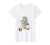 Off to Do Vet Tech Things Funny Frog Veterinary Assistant Value Graphic T-Shirt, Women, White, S