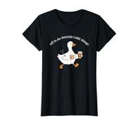 Off to Do Wound Care Things Funny Goose Nurse Value Graphic T-Shirt, Women, Black, M
