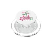 Off To Feed My Starter Funny Sourdough Frog Meme Design PopSockets PopGrip for MagSafe