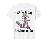 Off to Fight The Bad Cells Anteater Doctor Cancer Support Value Graphic T-Shirt